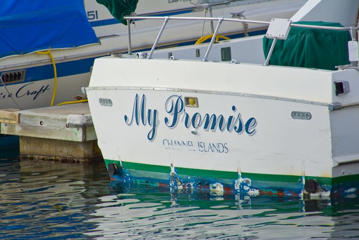 boat named My Promise