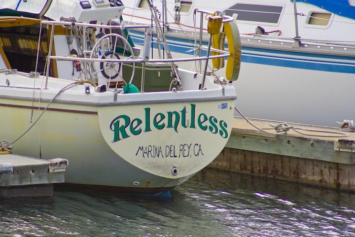 boat named Relentless