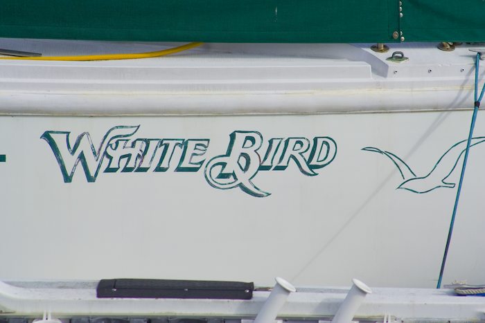 boat named White Bird