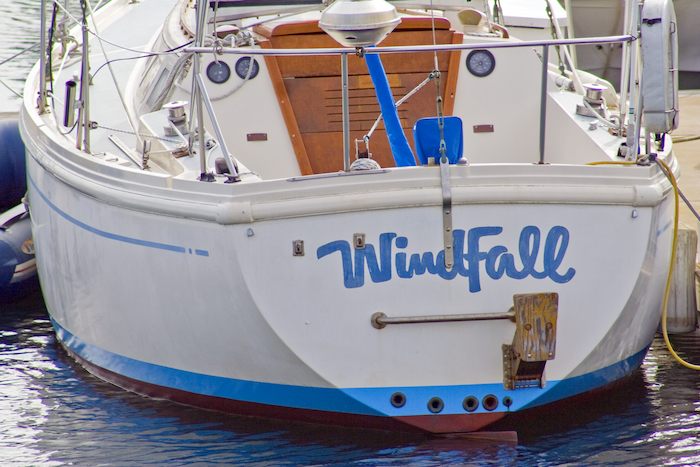 boat named Windfall