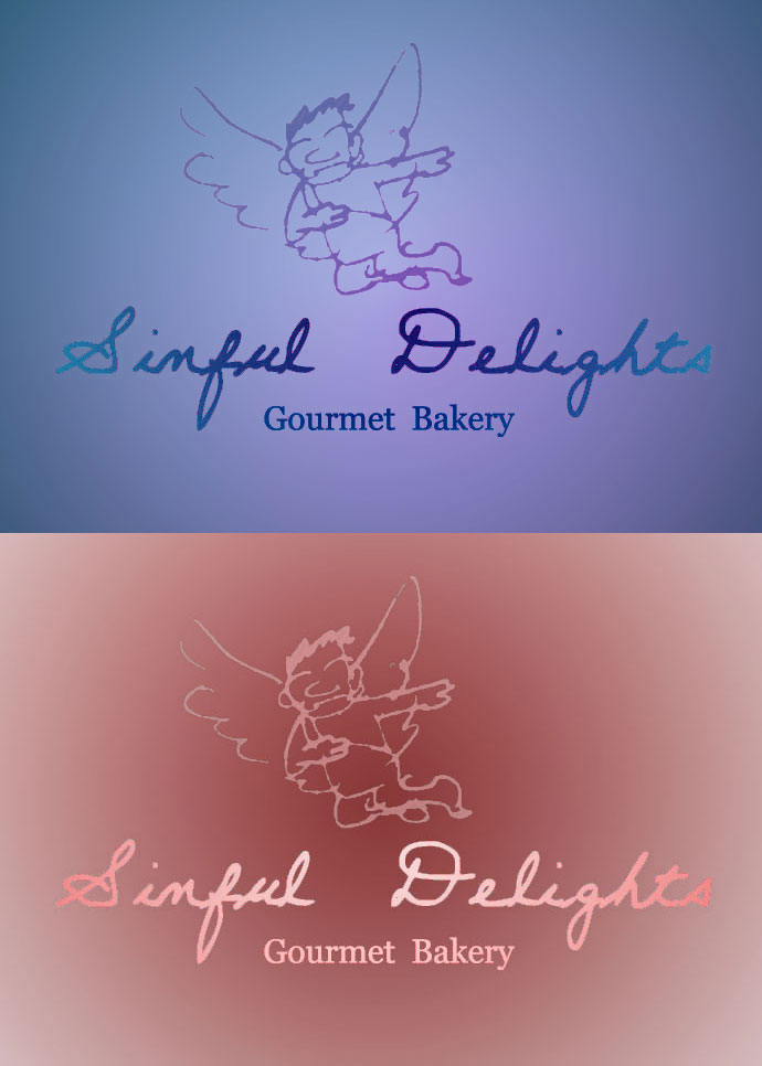 elegant upscale bakery logo so good it is sinful